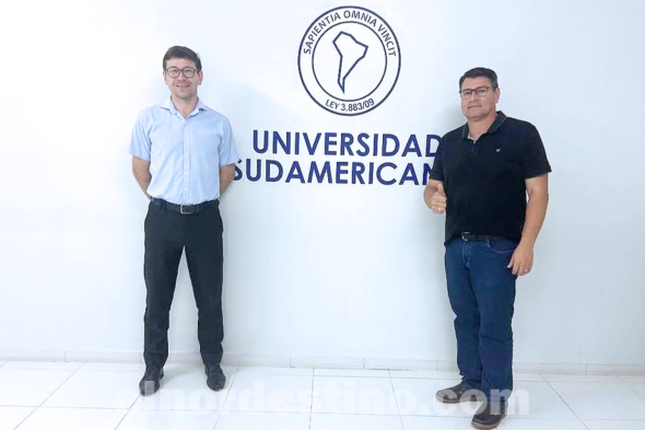 Sede de Universidad Sudamericana en Pedro Juan Caballero recibió visita del Presidente de la Junta Departamental de Amambay 