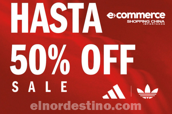 Disfrutá de la promo “Adidas Sale” en el e-commerce de Shopping China Importados con descuentos de hasta cincuenta por ciento