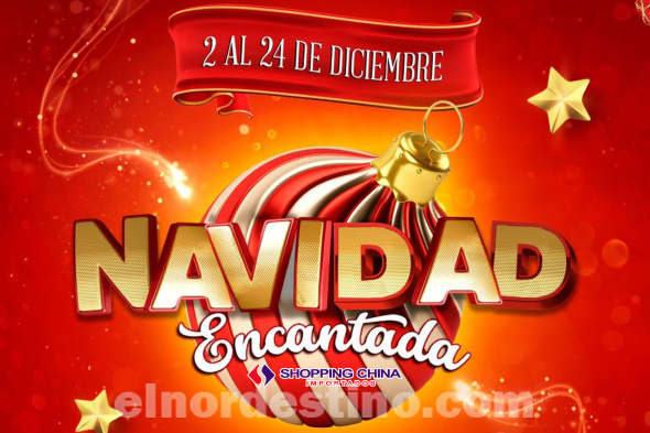 Promociones y Ofertas especiales durante “Navidad Encantada” en Shopping China Importados de Pedro Juan Caballero