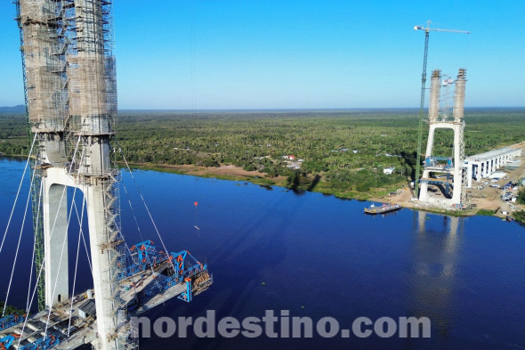 Firman contrato para obras de acceso vial al Puente de la Bioceánica, nueva conexión internacional entre Paraguay y Brasil