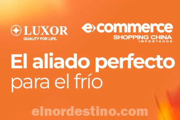 Resguardate de las bajas temperaturas comprando calefactores marca Luxor en el e-commerce de Shopping China Importados