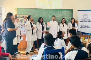 Estudiantes de Universidad Sudamericana desarrollan actividad “Intoxicación por Domisanitarios y sus Impactos en la Salud” 